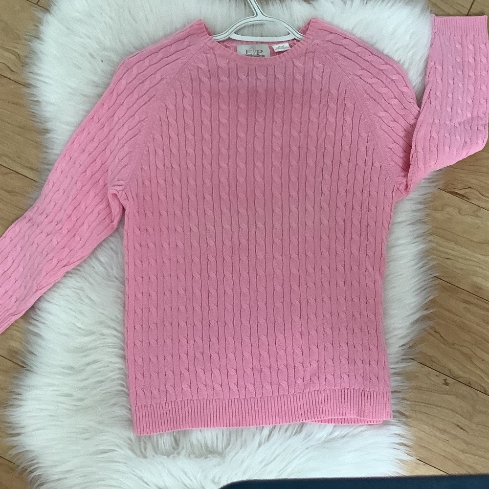 EP PRO Ladies Soft Pink pullover sweater.  Size Medium